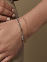 Petite Link Anchor 925 Sterling Silver Bracelet | Wanderlust + Co