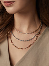 Petite Link Anchor 925 Sterling Silver Necklace | Wanderlust + Co