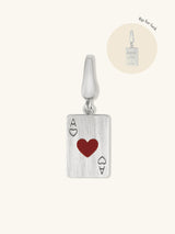 Ace of Heart Silver Charm | Wanderlust + Co