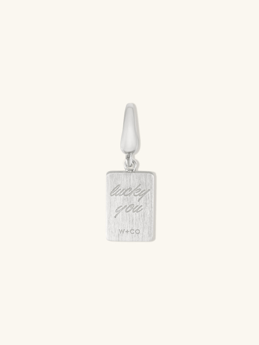 Ace of Heart Silver Charm | Wanderlust + Co