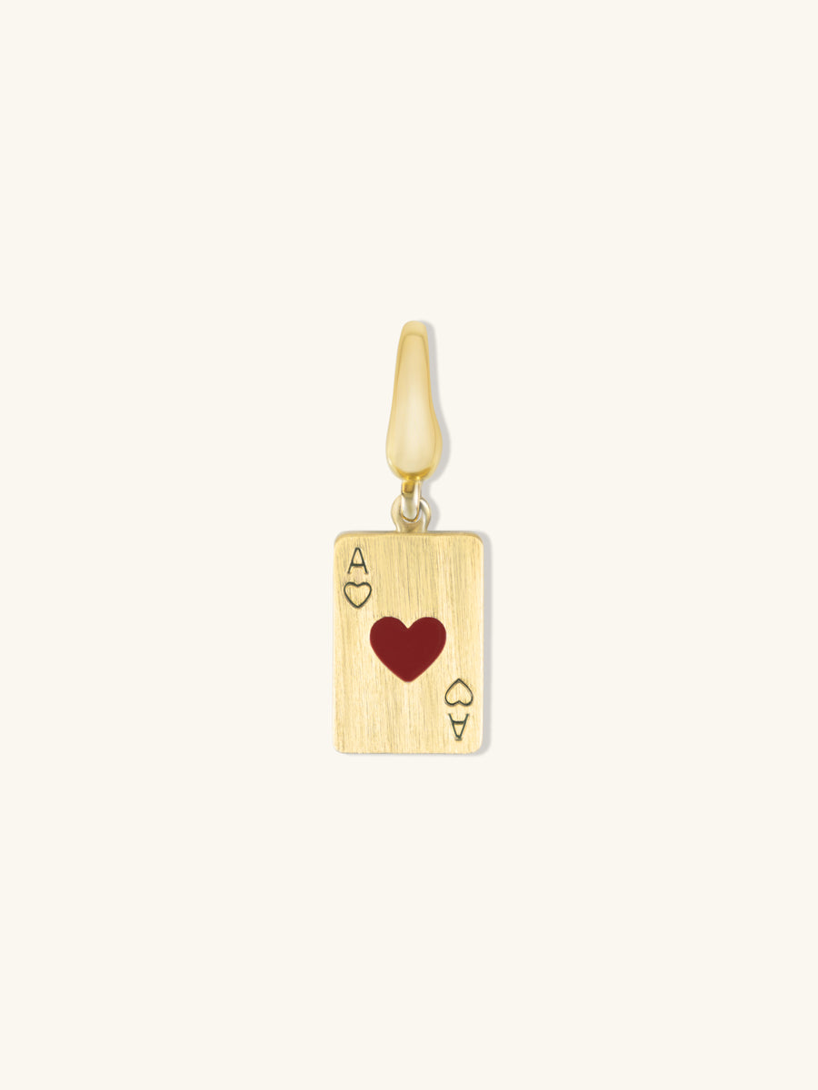 Ace of Heart Gold Charm | Wanderlust + Co