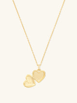 All My Heart 14K Gold Vermeil Locket Necklace | Wanderlust + Co