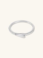 All My Heart Pave 925 Sterling Silver Ring