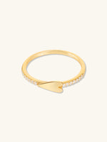 All My Heart Pave 14K Gold Vermeil Ring