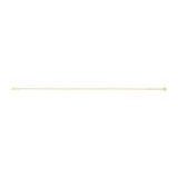 14K Gold Vermeil Twist Chain Anklet  | Wanderlust + Co 