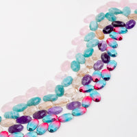 Aura Ombre Fuchsia & Turquoise Gemstone