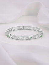 Keepsakes Aventurine Silver Bangle