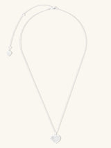 Heart Pearl & Silver Locket Necklace | Wanderlust + Co