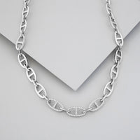 Multi Link Anchor 925 Sterling Silver Chain Necklace | Wanderlust + Co