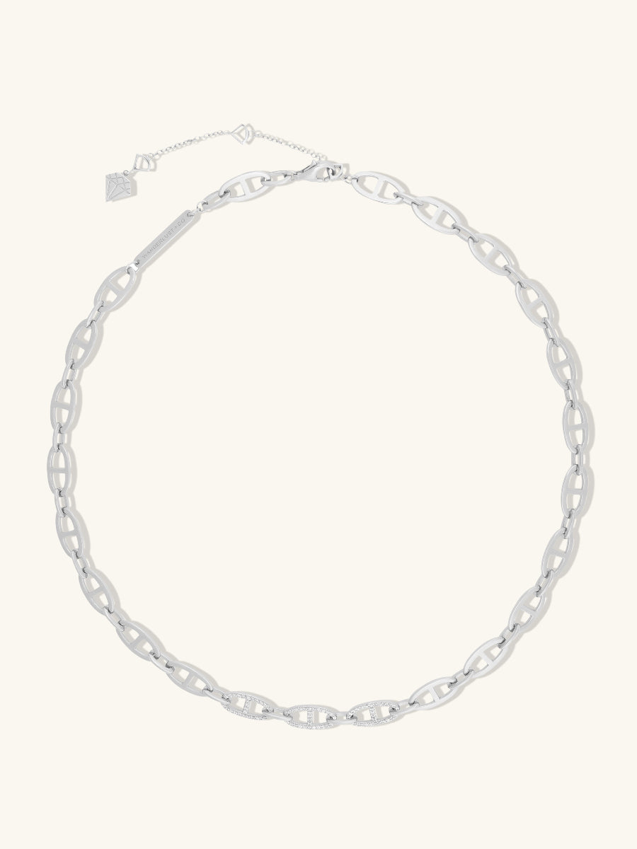 Multi Link Anchor 925 Sterling Silver Chain Necklace | Wanderlust + Co