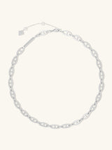 Multi Link Anchor 925 Sterling Silver Chain Necklace | Wanderlust + Co