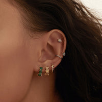 Star Diamante Silver Ear Cuff | Wanderlust + Co