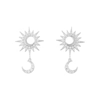 Sunlit Crescent Silver Set