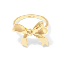 Bow Gold Ring | Wanderlust + Co