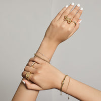 Ribbed Bow Gold Ring | Wanderlust + Co