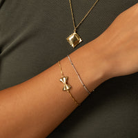 Bow Tie Pasta Gold Bracelet | Wanderlust + Co