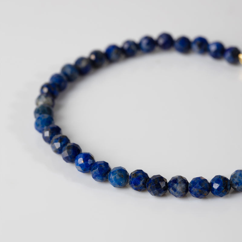Lapis Lazuli Bracelet | Buy Online Blue Lapis Crystal Tumble Bracelet -  Shubhanjali