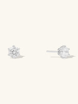 Brilliant Silver Stud Earrings | Wanderlust + Co