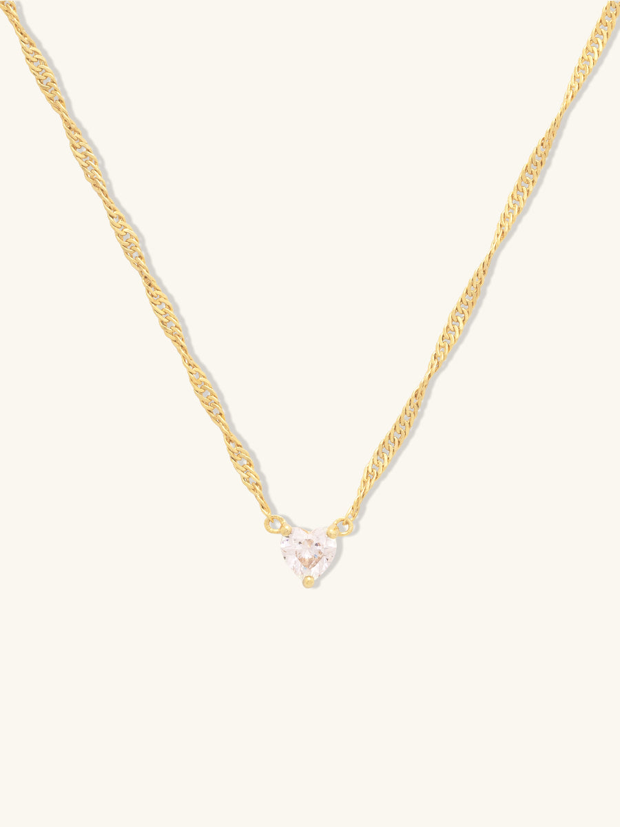 Heart Gold Necklace | Wanderlust + Co