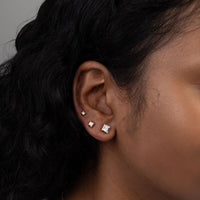 Princess Gold Stud Earrings | Wanderlust + Co