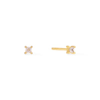 Princess Gold Stud Earrings | Wanderlust + Co