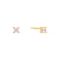 Princess Gold Stud Earrings | Wanderlust + Co