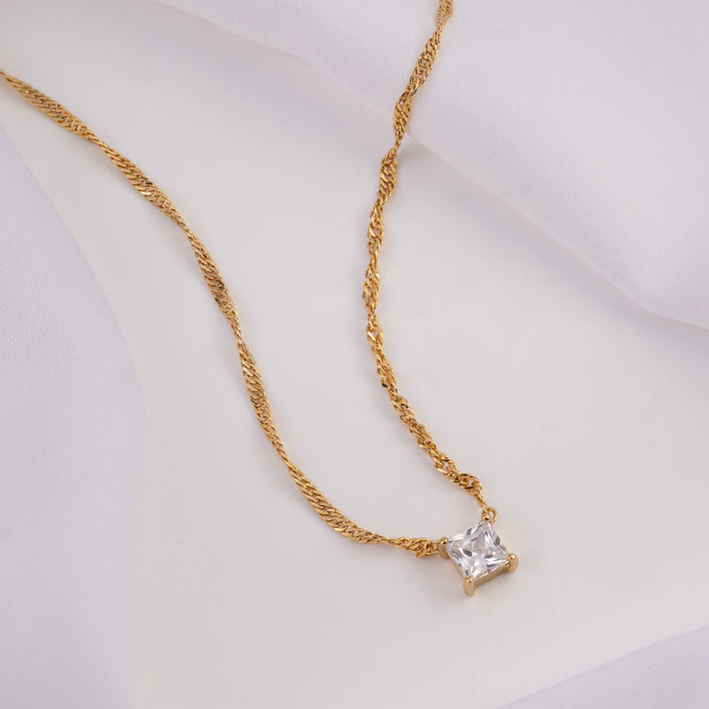 Princess Gold Necklace Wanderlust Co