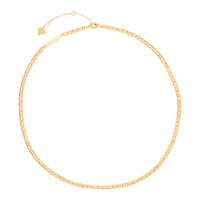 Figaro Link Chain 14K Gold Vermeil Necklace | Wanderlust + Co