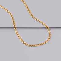 Figaro Link Chain 14K Gold Vermeil Necklace | Wanderlust + Co