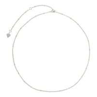 Harlow Curb Chain Silver Necklace | Wanderlust + Co