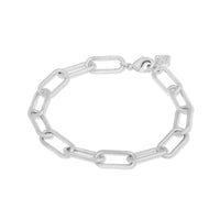 Harper XL Chain Silver Bracelet | Wanderlust + Co