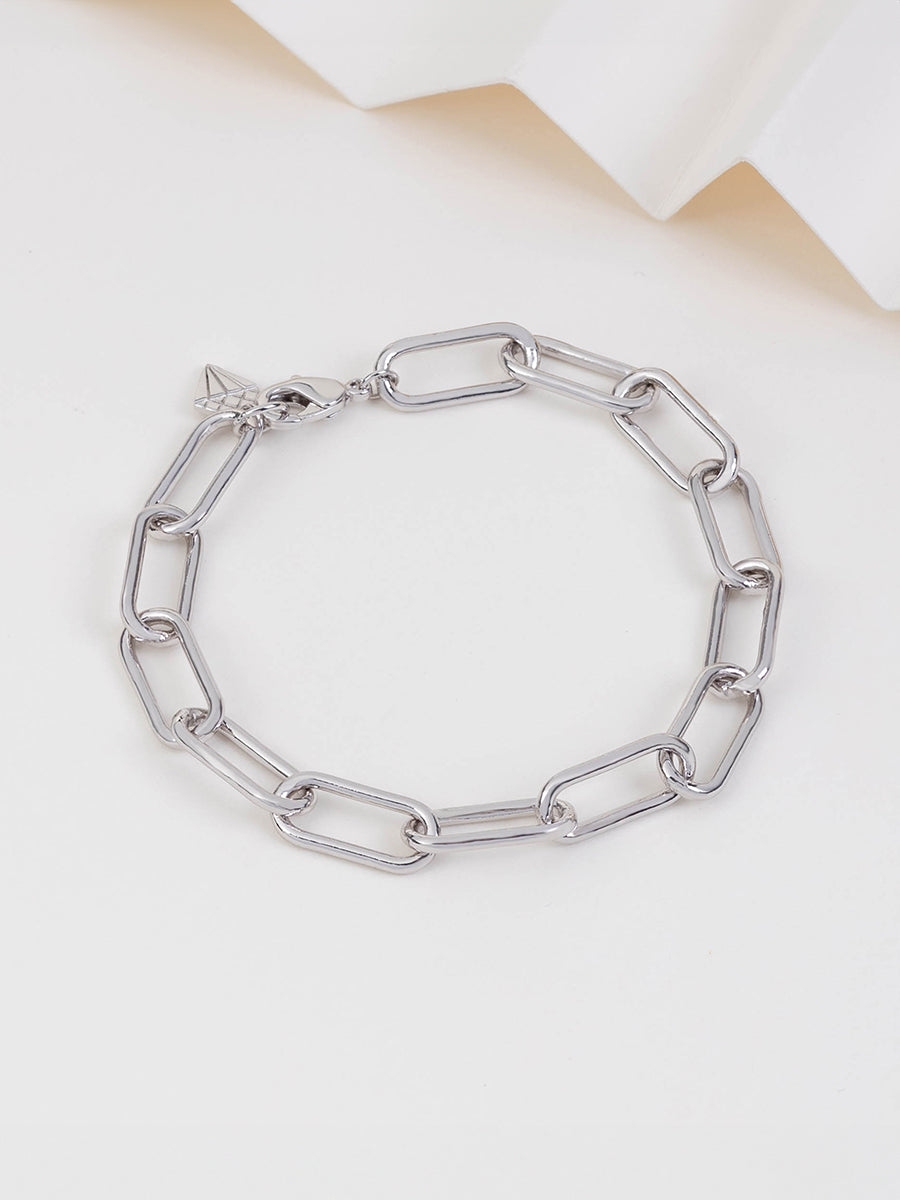 Harper XL Chain Silver Bracelet