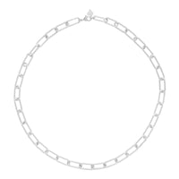 Harper XL Chain Silver Necklace | Wanderlust + Co