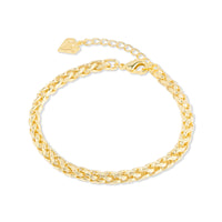 Riley Rope Chain Gold Bracelet | Wanderlust + Co