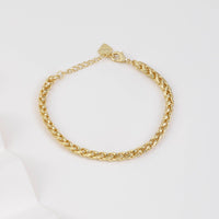 Riley Rope Chain Gold Bracelet | Wanderlust + Co
