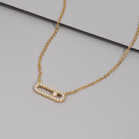 Connect Pave 14K Gold Vermeil Necklace
