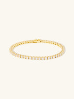 Pave 14K Gold Vermeil Tennis Bracelet