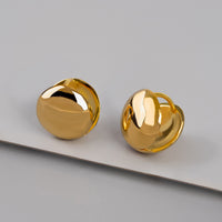 Dome 14K Gold Vermeil Stud Earrings | Wanderlust + Co