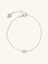 Brilliant Bezel 925 Sterling Silver Bracelet | Wanderlust + Co