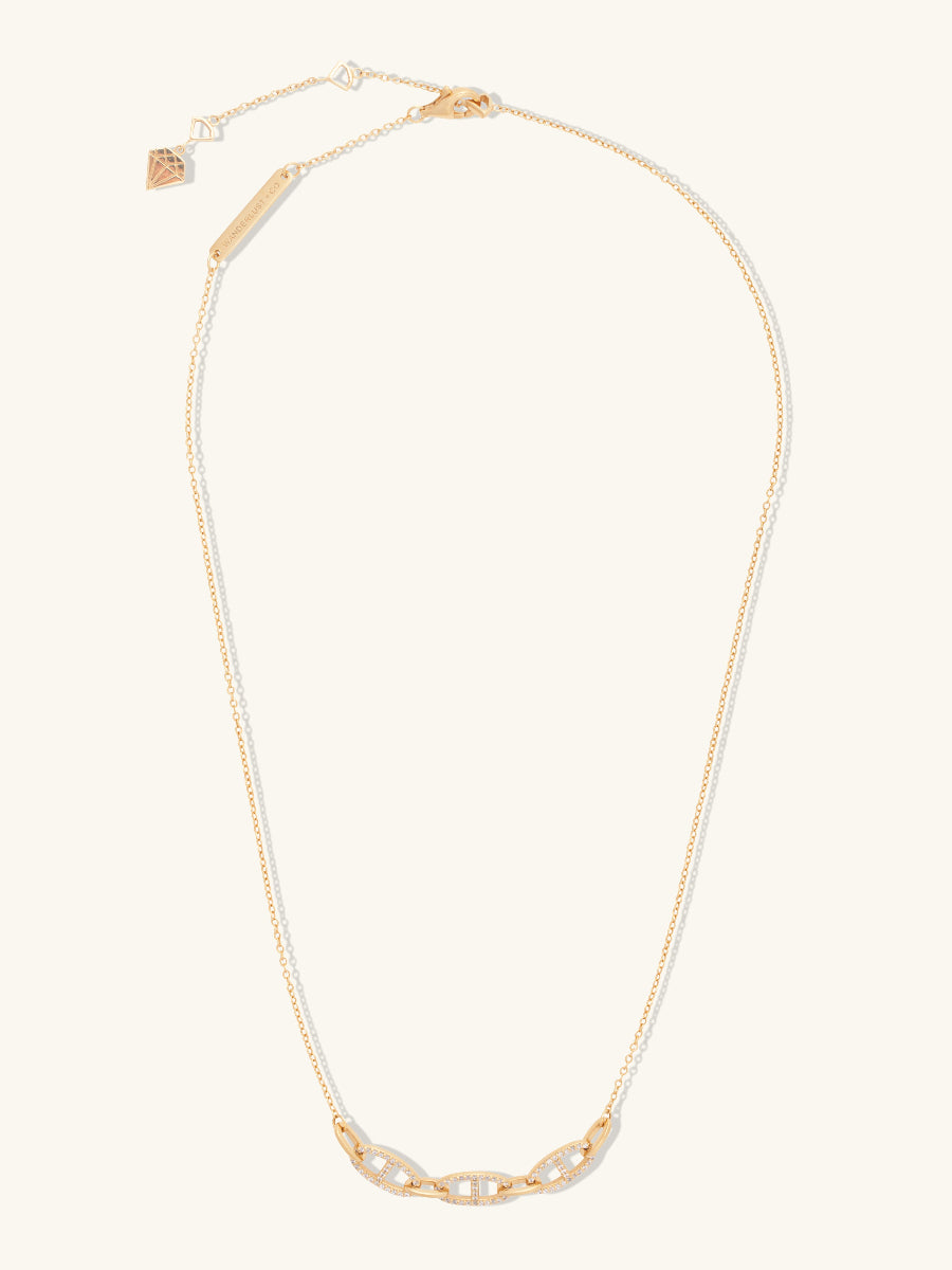 Link Anchor 14K Gold Vermeil Necklace | Wanderlust + Co