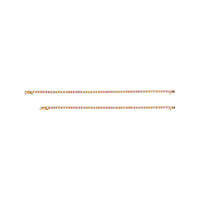 Pave 18K Gold Vermeil Rainbow Tennis Bracelet | Wanderlust + Co