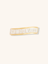Pave Baguette 14K Gold Vermeil Ring | Wanderlust + Co
