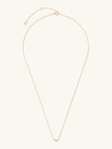 Diamond Sunrays 14K Solid Gold Necklace | Wanderlust + Co