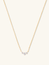 Diamond Sunrays 14K Solid Gold Necklace | Wanderlust + Co