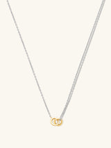 Double Link 14K Solid Gold Necklace | Wanderlust + Co
