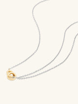 Double Link 14K Solid Gold Necklace | Wanderlust + Co
