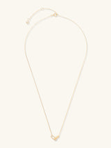 Double Link Diamond Pave 14K Solid Gold Necklace | Wanderlust + Co