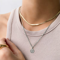 Edie Snake Chain Gold Necklace | Wanderlust + Co