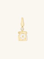 Egg On Toast Gold Charm