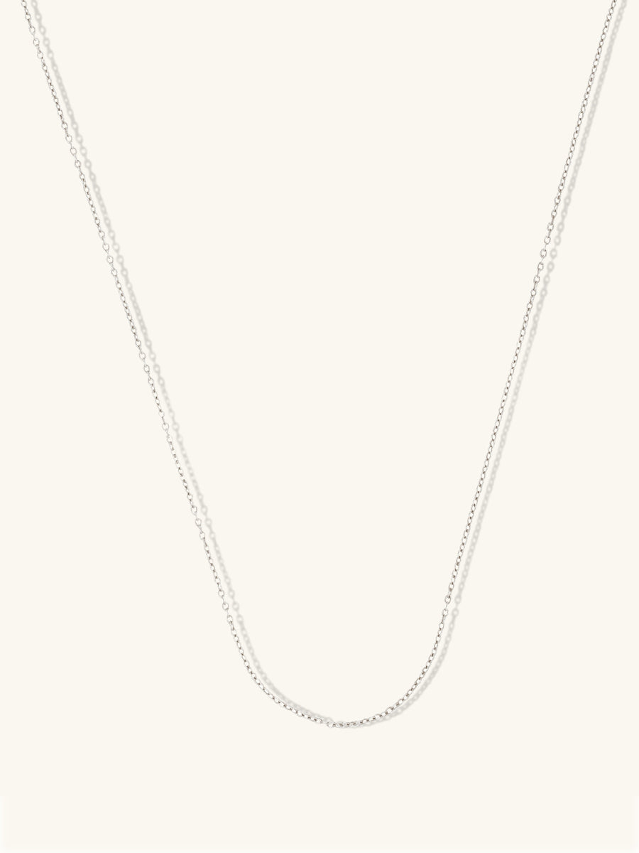 Sterling Silver Twist Chain Necklace | Wanderlust + Co